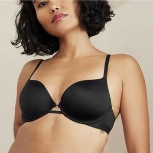 Savage X Fenty 32A Black Underwire Core Microfiber T-shirt Bra